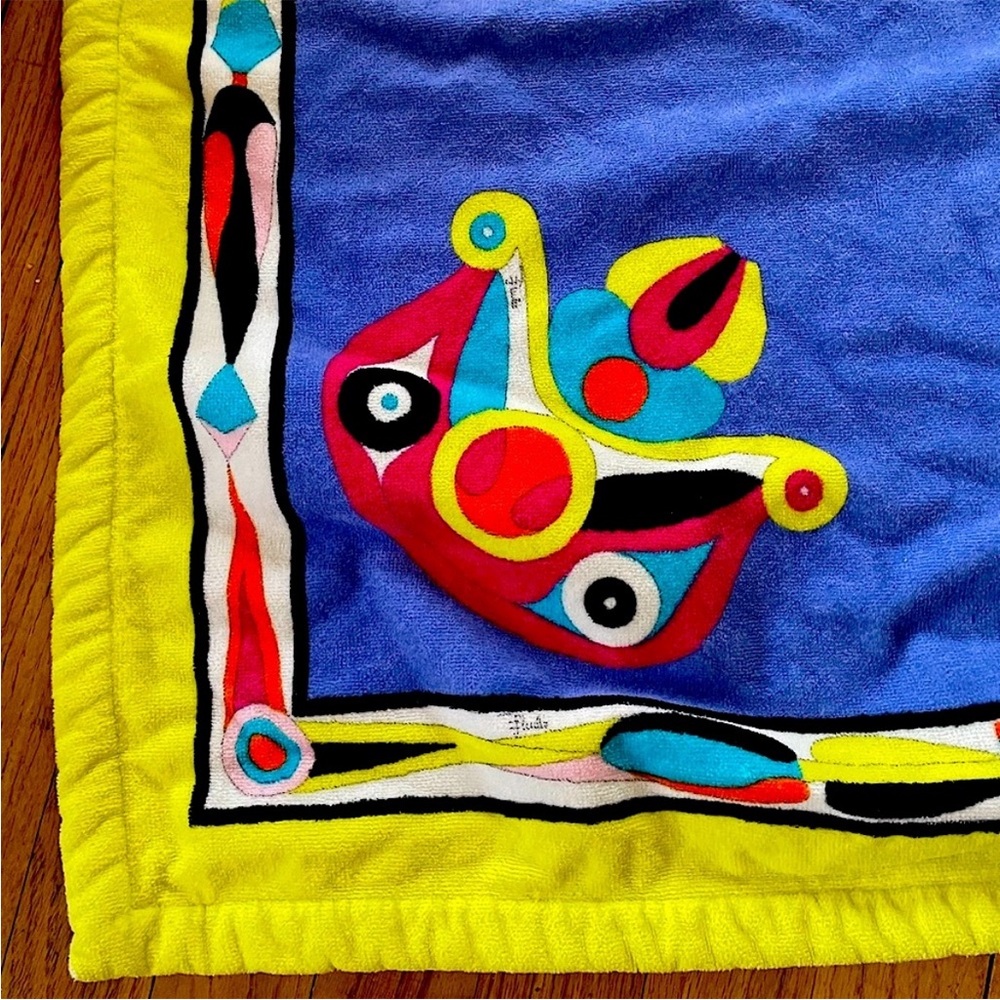 Emilio‎ Pucci Multicolor Beach Towel